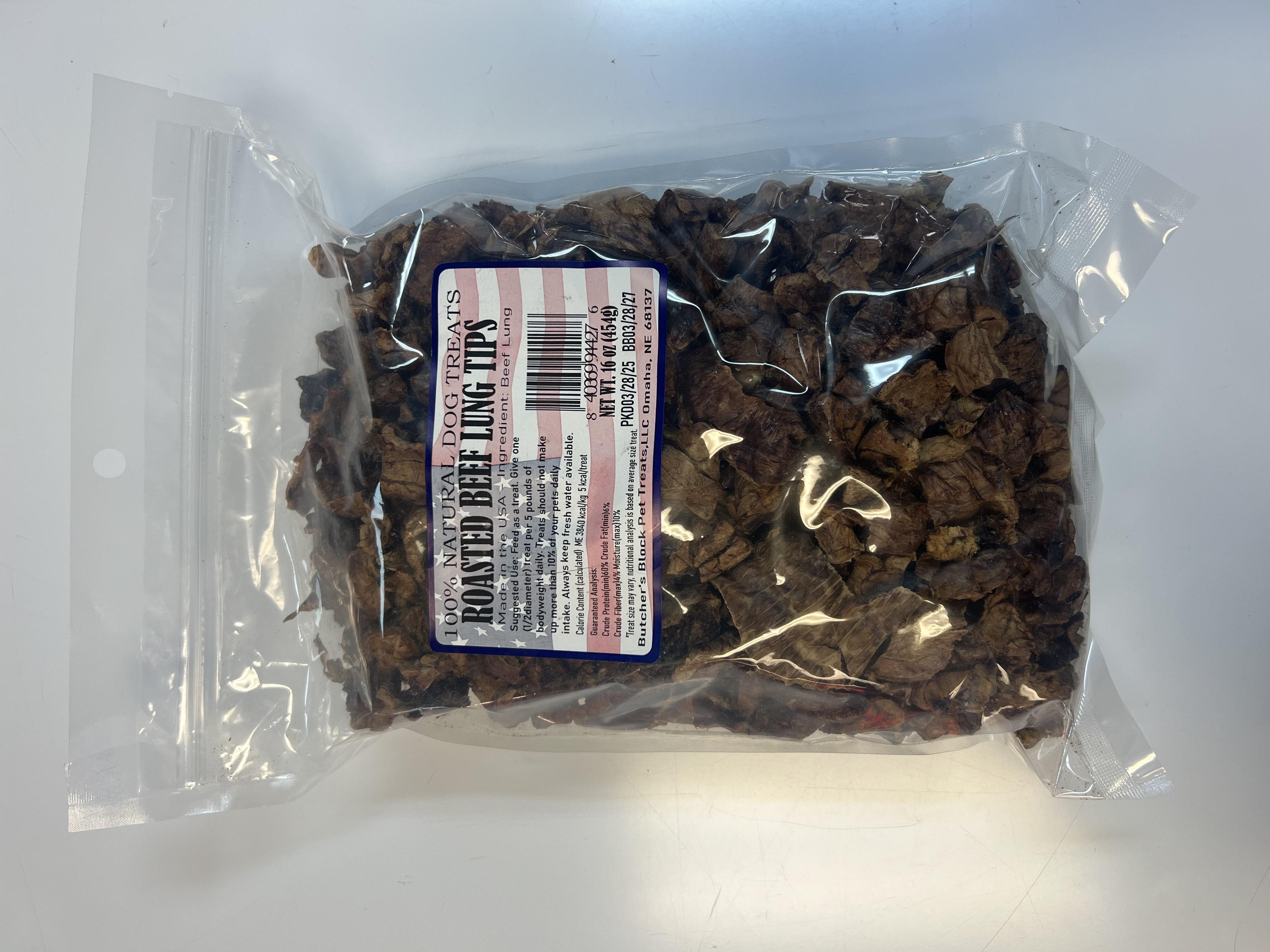 Butcher's Block Roasted Beef Tips Dog Treats, 16-oz