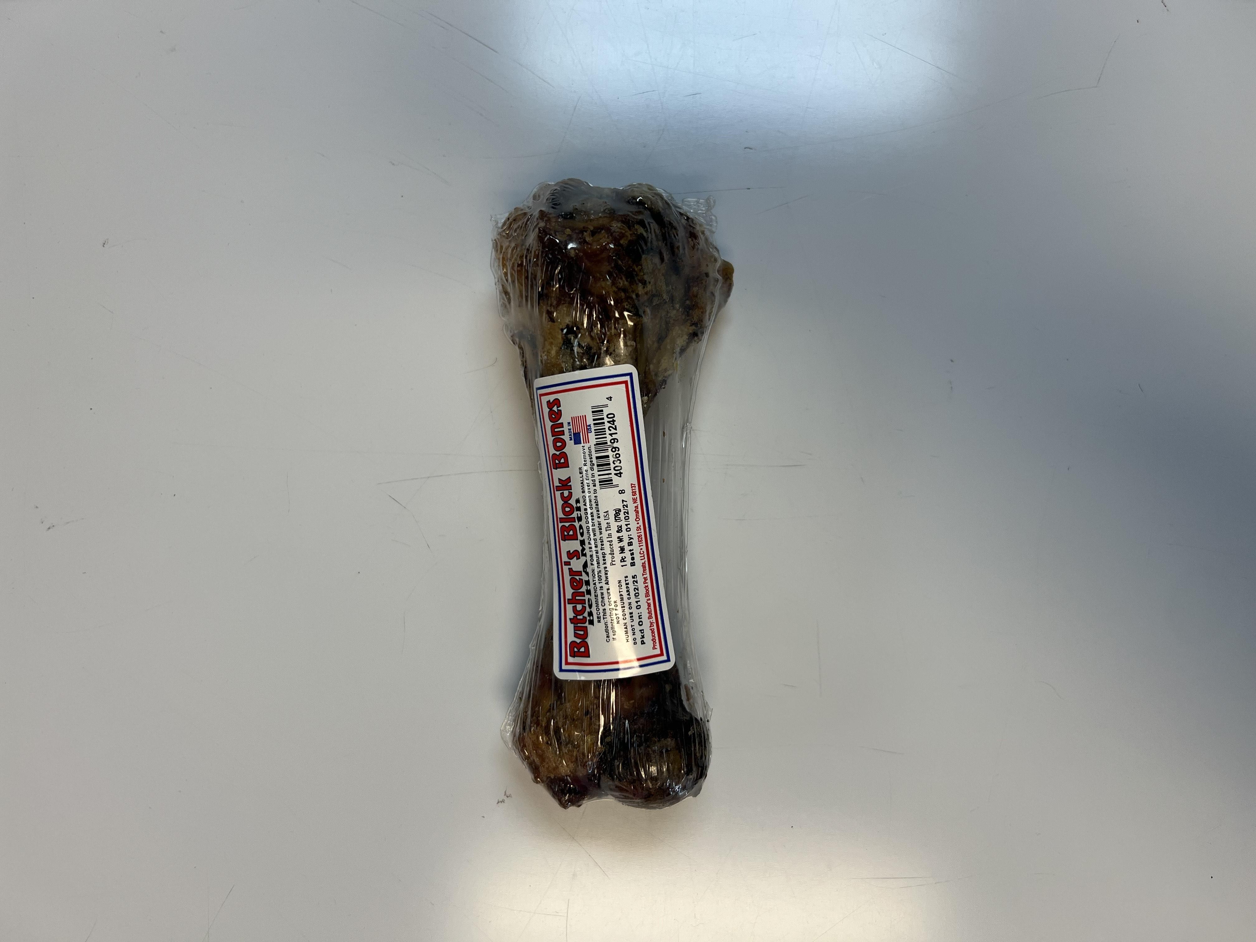 Butcher's Block Behamoth Full Pork Femur Bone Dog Treats, 8-10-in