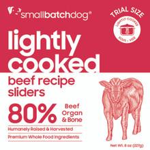 Smallbatch Lightly Cooked Beef Batch Sliders Frozen Food, 8-oz