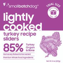 Smallbatch Lightly Cooked Turkey Batch Sliders Frozen Food, 8-oz