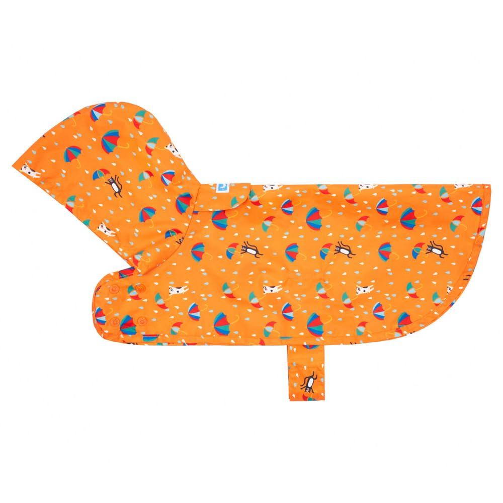RC Pets Packable Rain Dog Poncho, Raining Cats & Dogs, X-Large