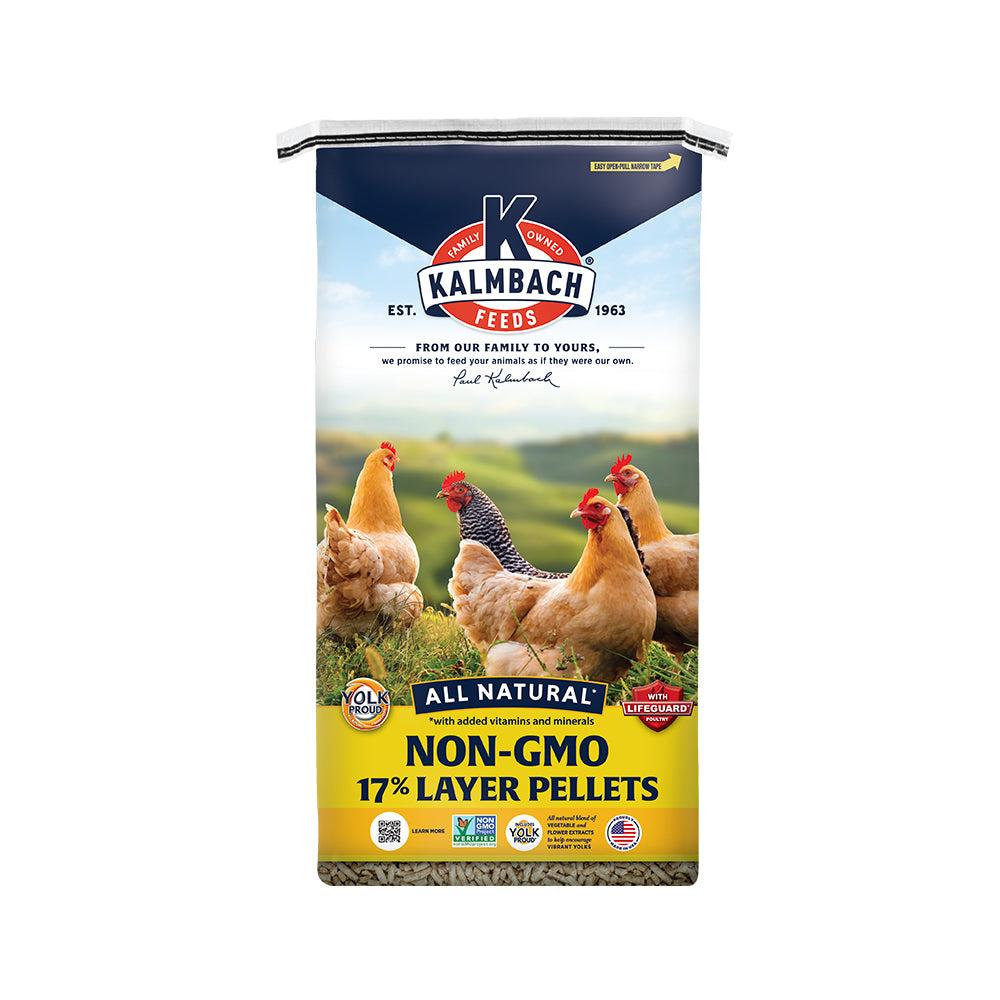 Kalmbach 17% Layer Pellets Non-GMO Poultry Feed