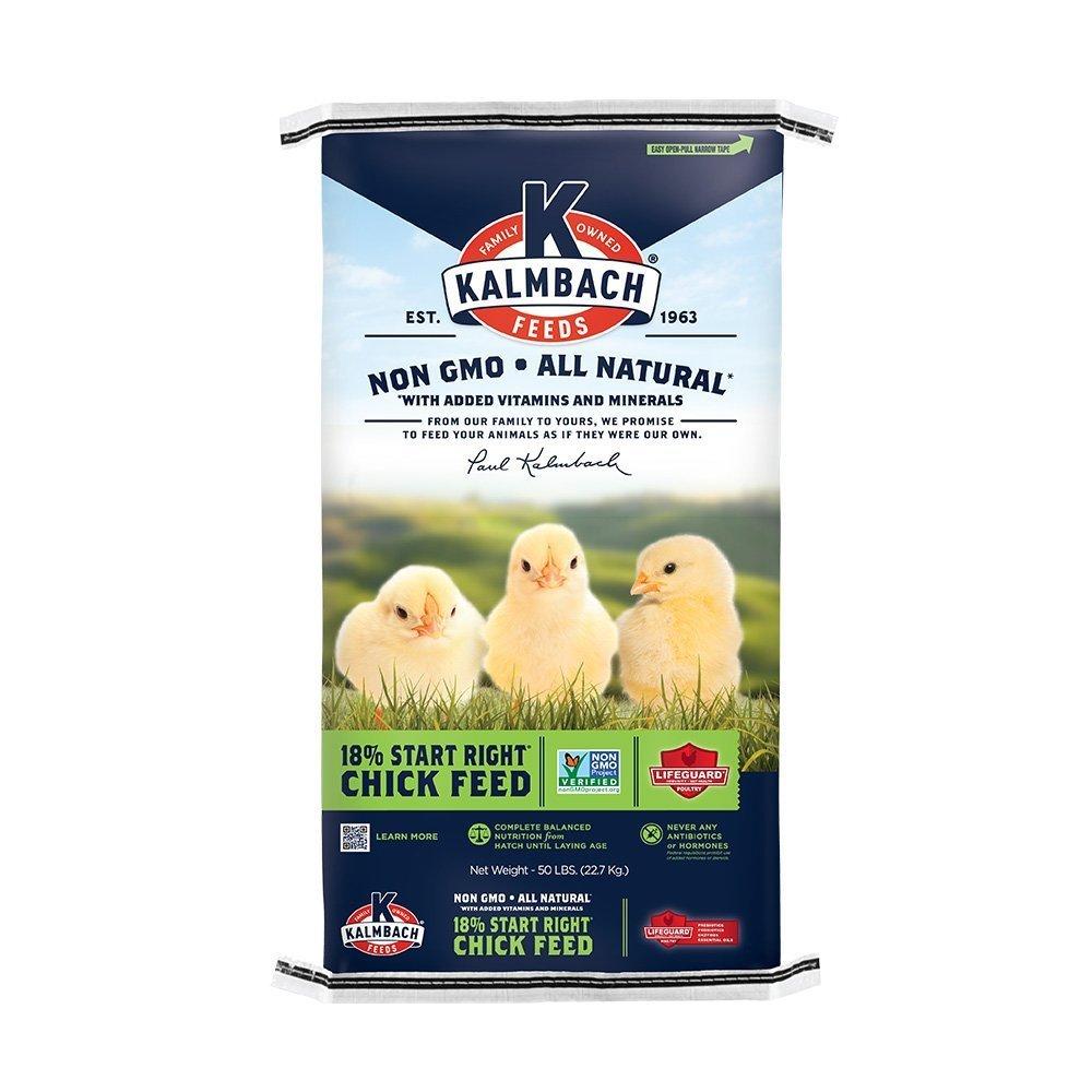 Kalmbach 18% Start Right Chick Crumble Non-GMO Poultry Feed