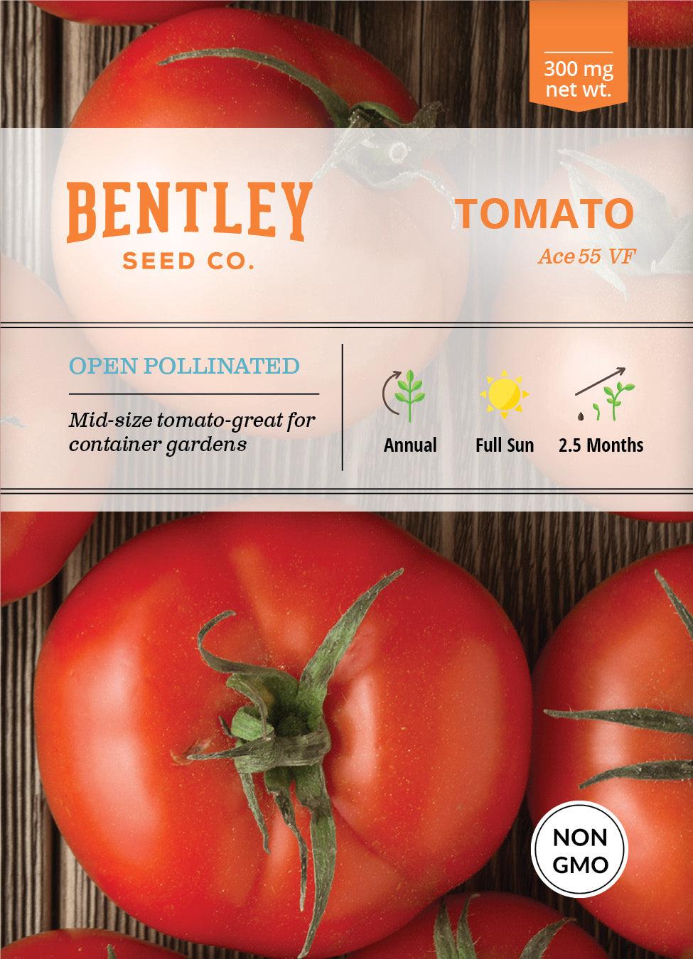 Bentley Seed Co. Tomato Ace55 Seed Packets