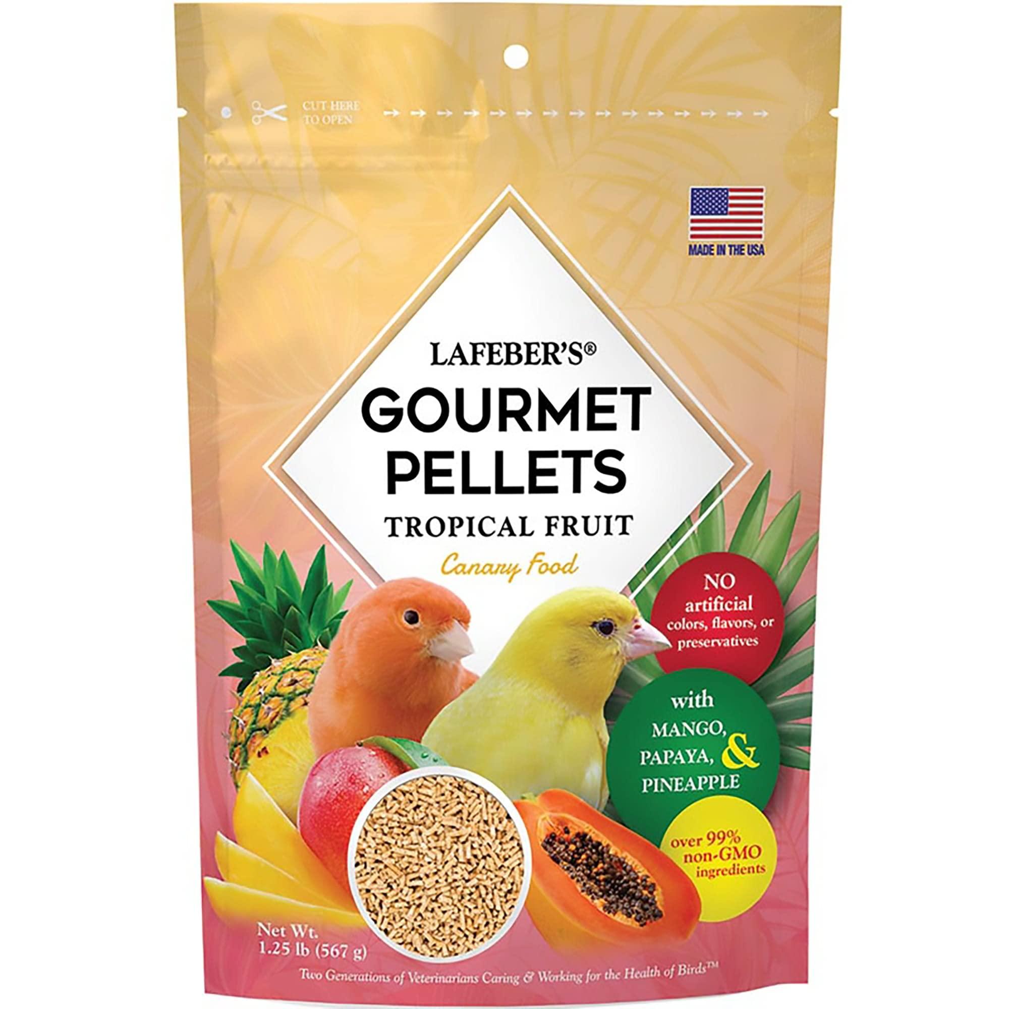 Lafeber Tropical Fruit Gourmet Pellets Canary Bird Food, 1.25-lb