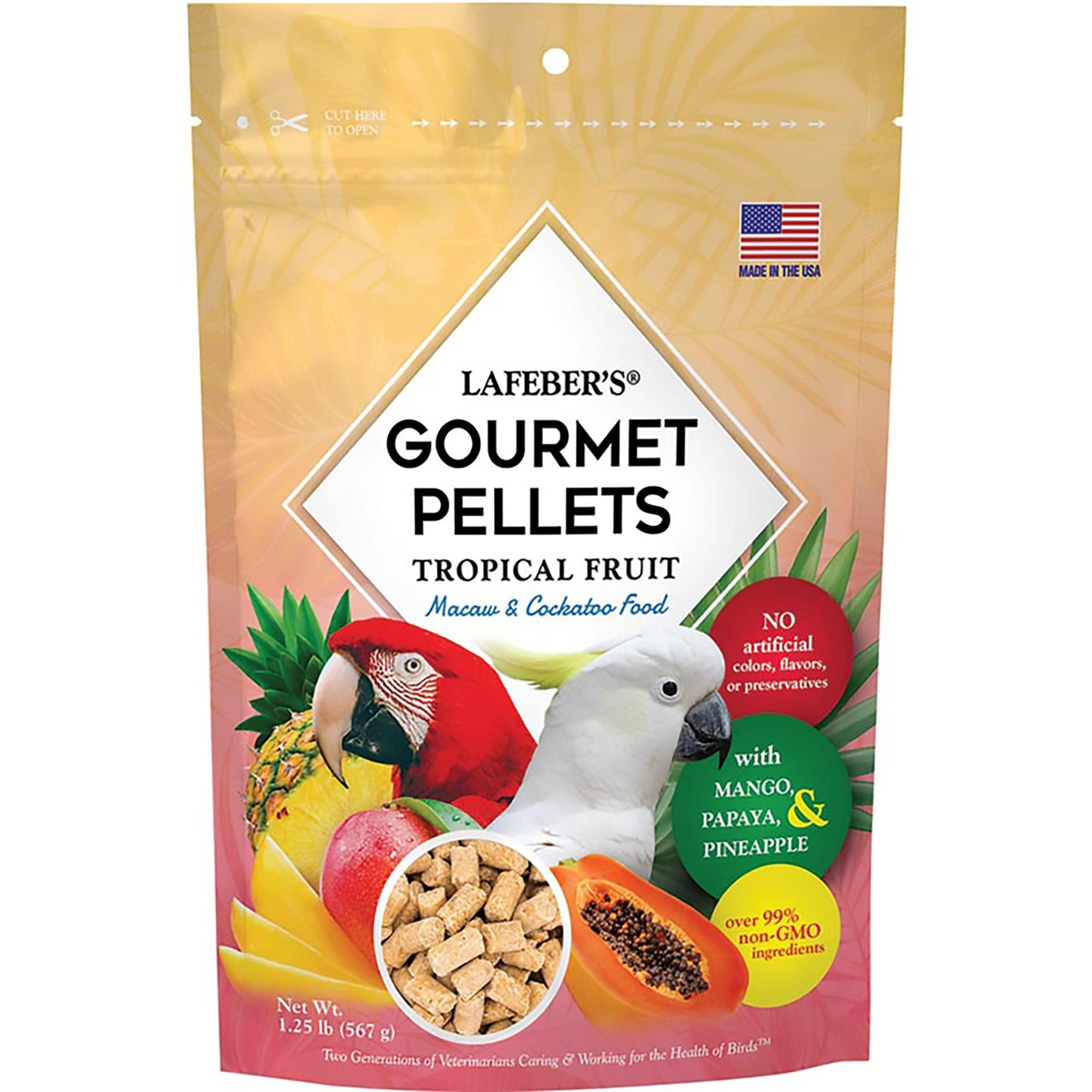 Lafeber Tropical Fruit Gourmet Pellets Macaw & Cockatoo Bird Food