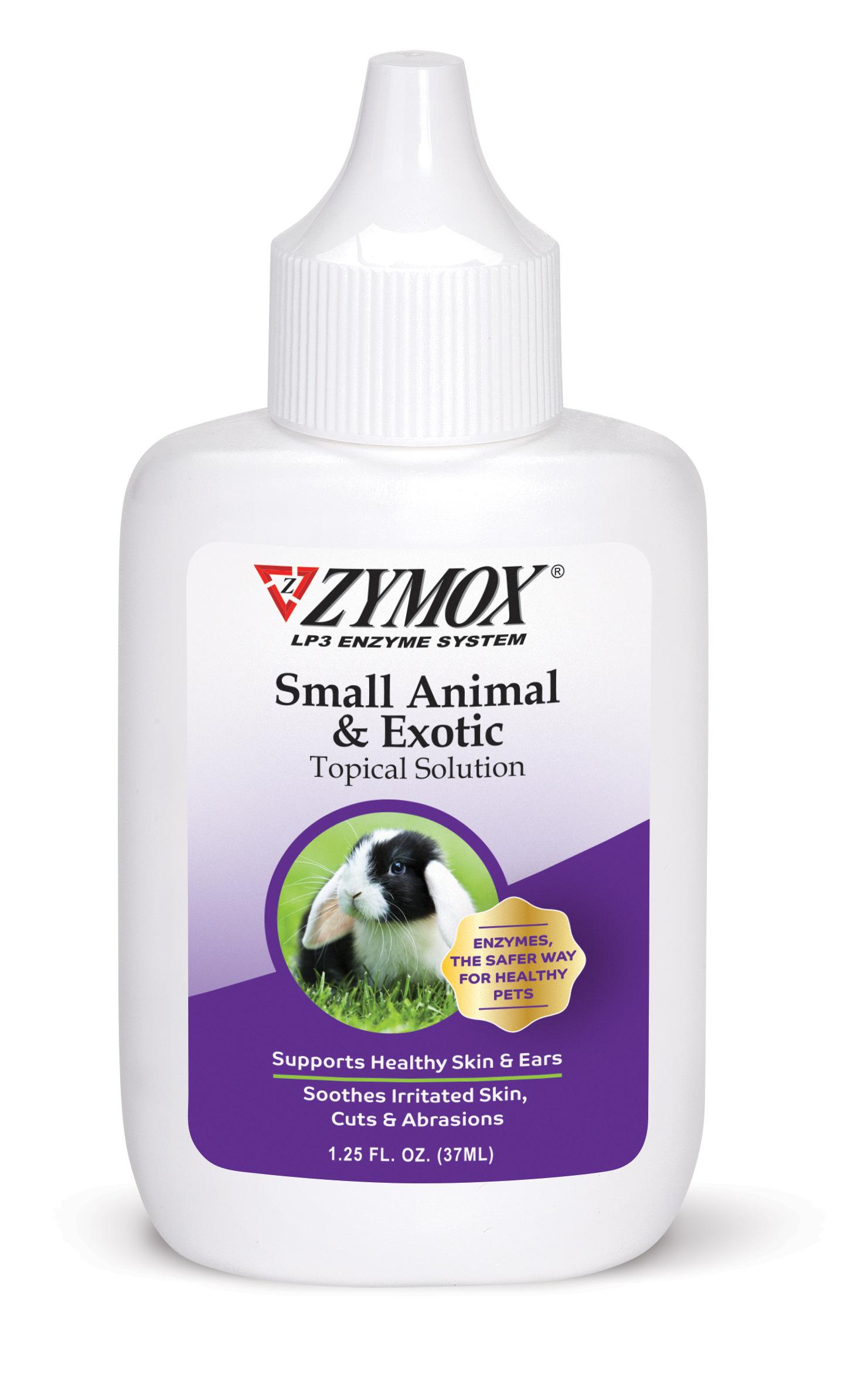 Zymox Small Animal & Exotic Topical Solution, 1.25-oz