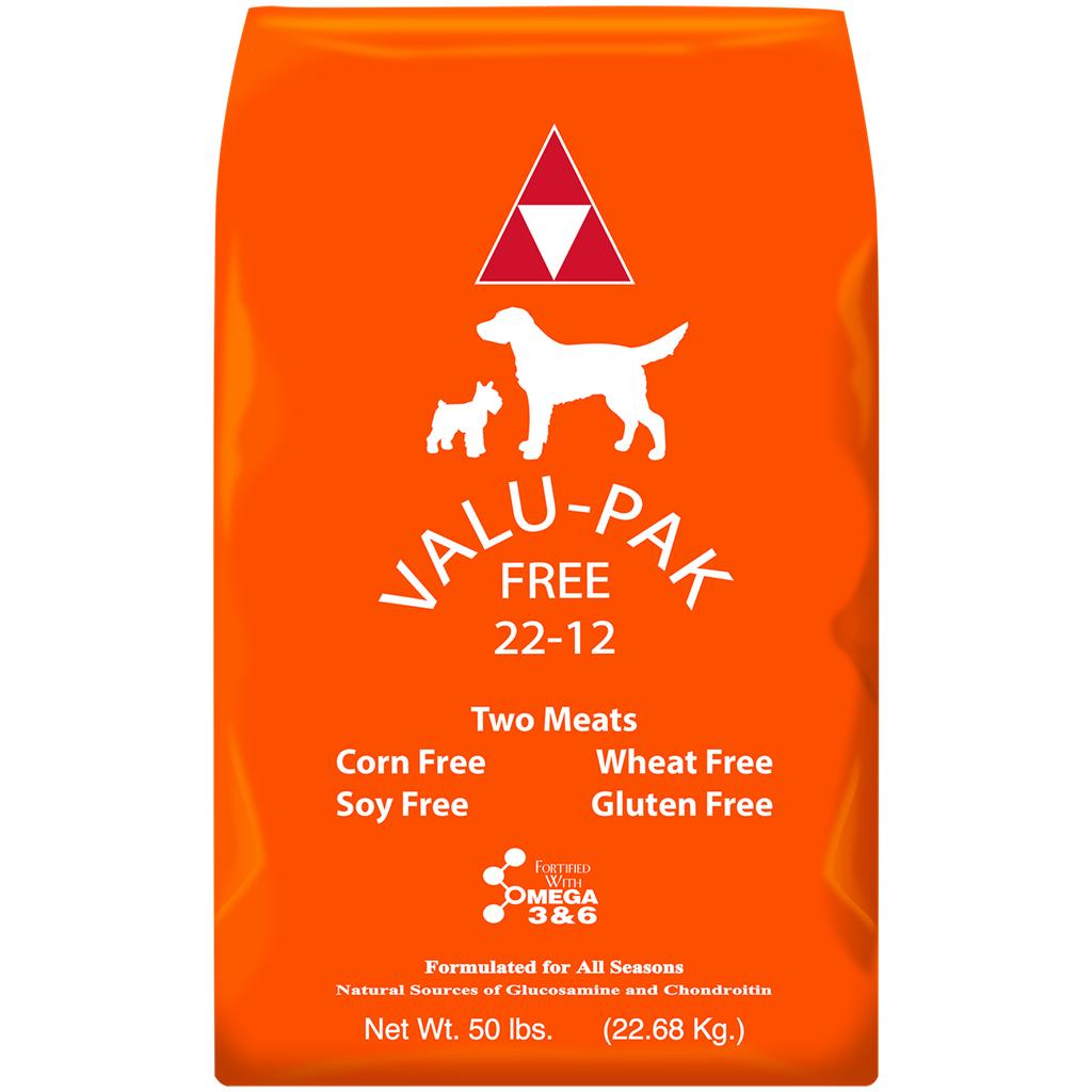 Specialty Feeds Valu-Pak Free 22-12 Dry Dog Food, Orange