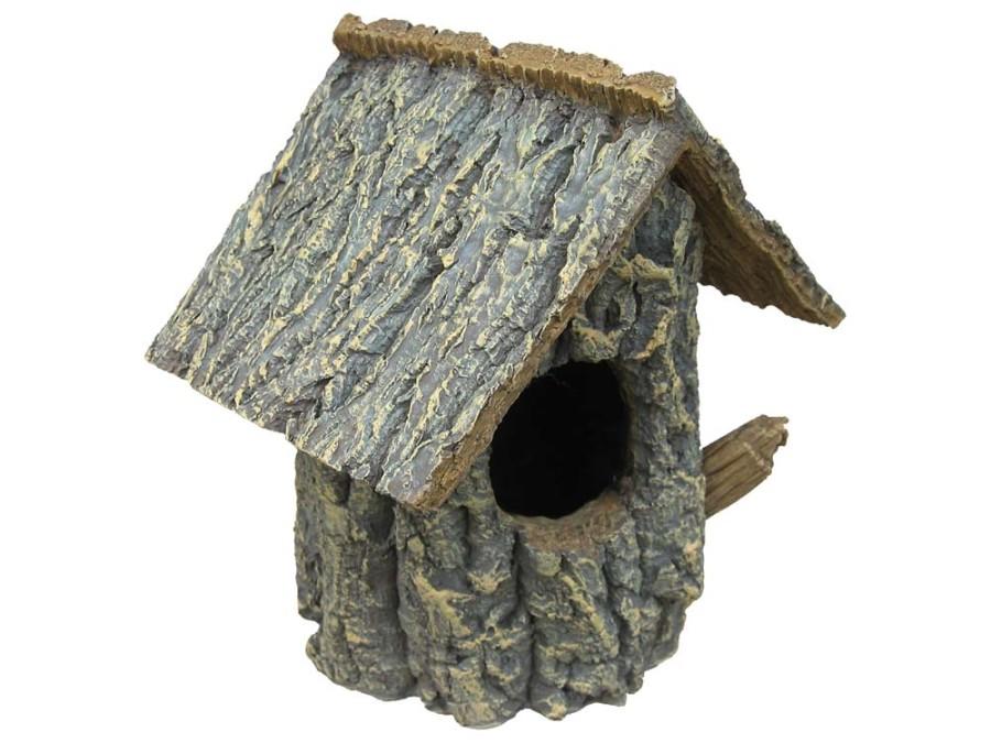 Weco Wecorama Sleepy Hallows Green Pine Hut Terrarium Ornament