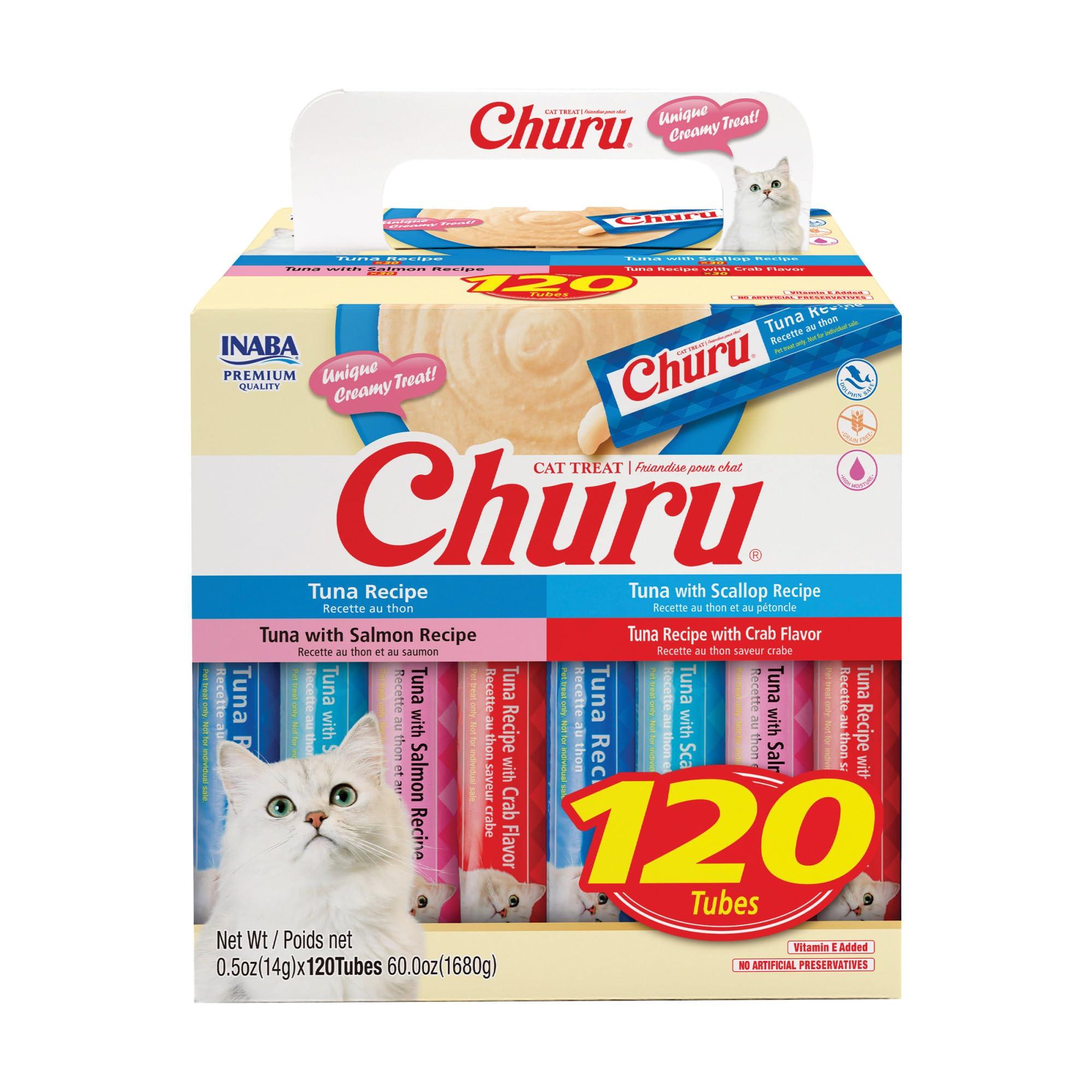 Inaba Churu Tuna Variety Cat Treats, 120-pk