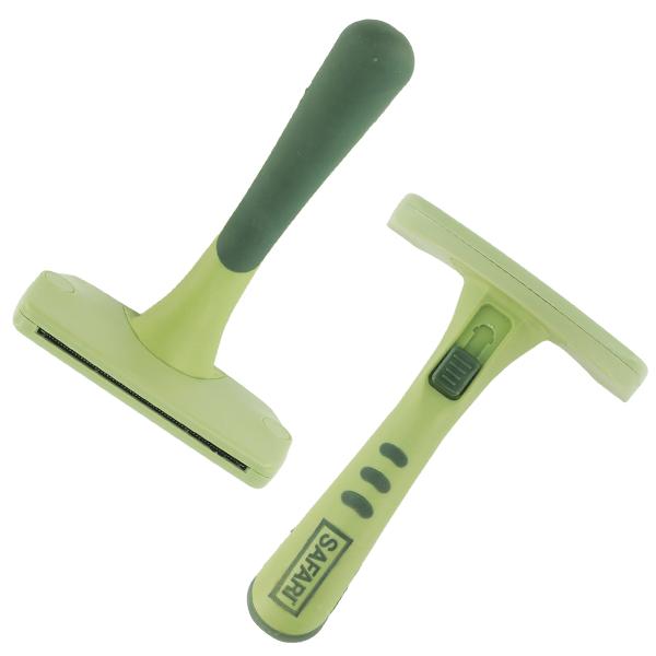 Safari Shed Magic Self-Cleaning De-Shedding Tool for Dogs