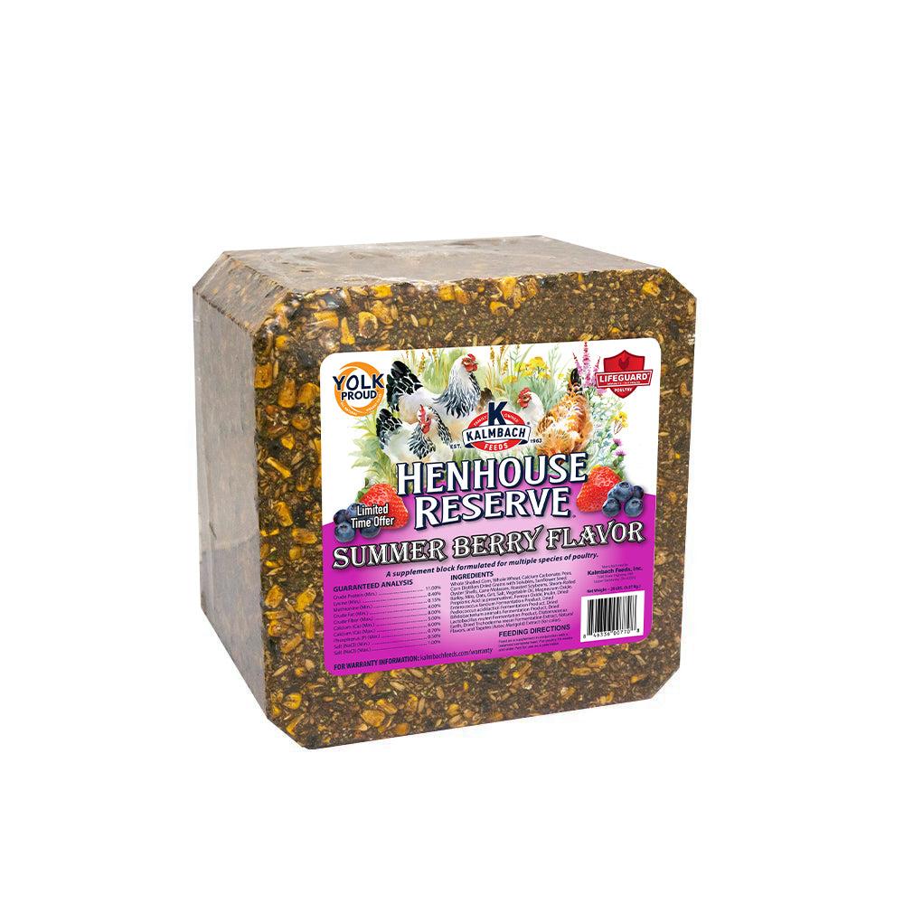 Kalmbach Henhouse Reserve Summer Berry Block Poultry Supplement