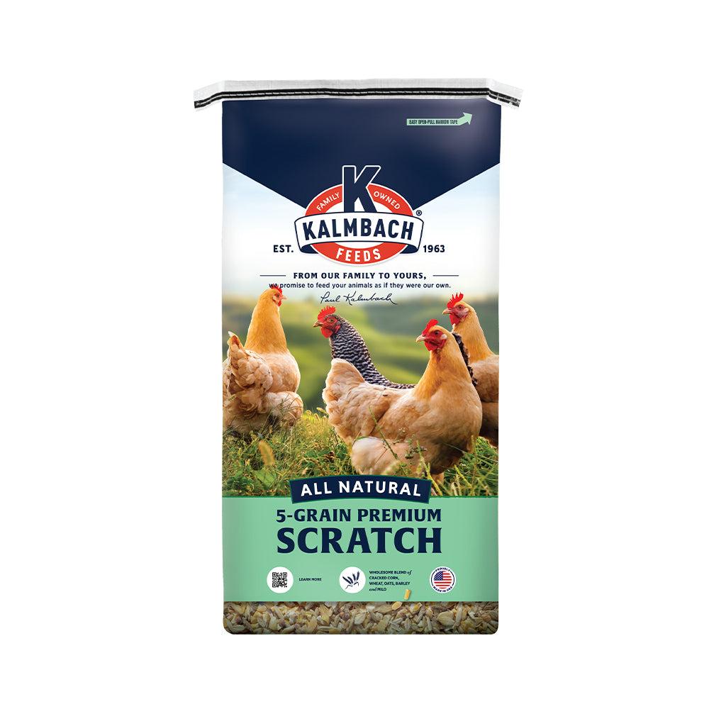 Kalmbach All Natural 5-Grain Premium Scratch Poultry Feed