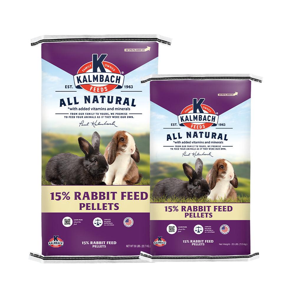 Kalmbach All Natural 15% Pellets Rabbit Feed