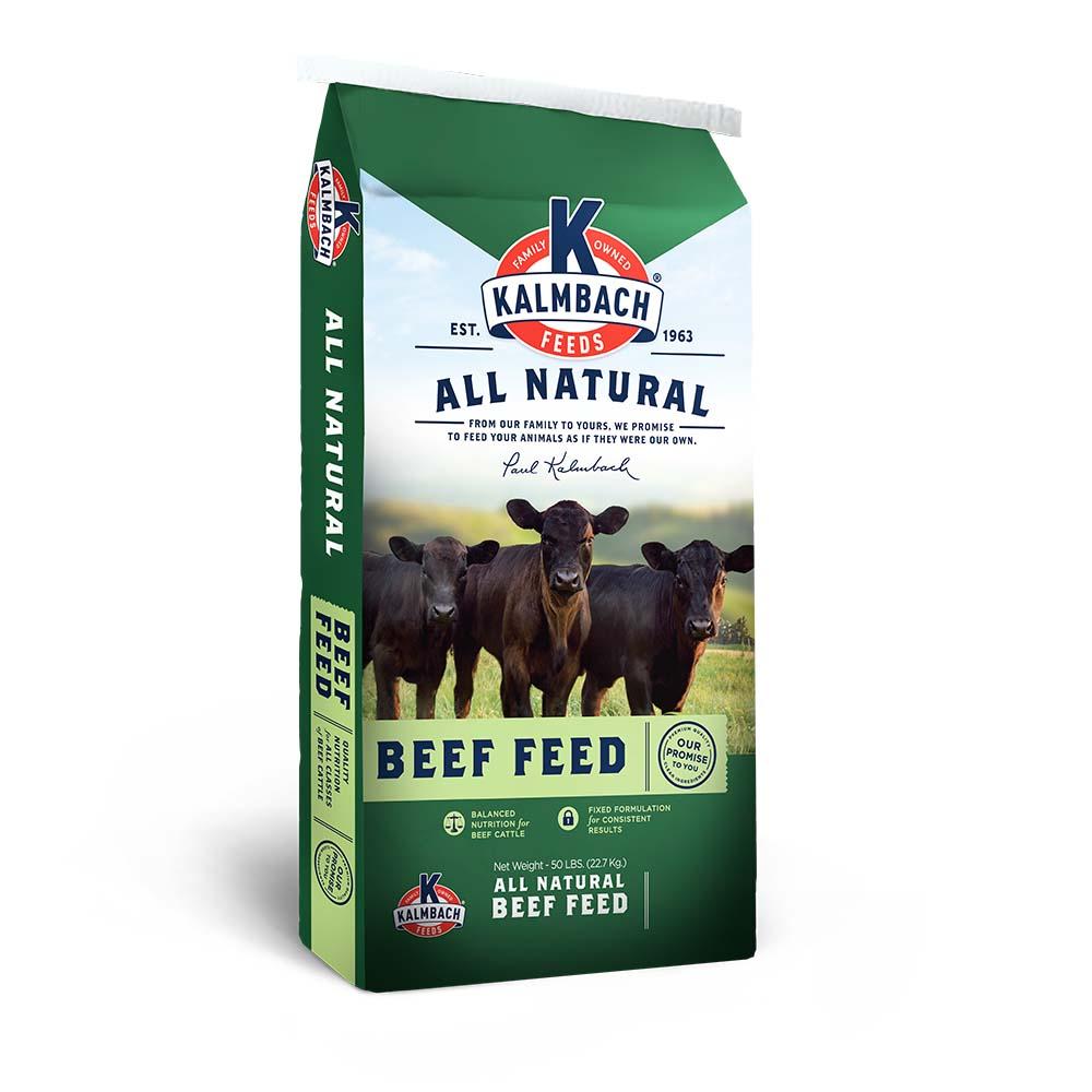 Kalmbach All Natural 14% Stocker Grower Beef Feed