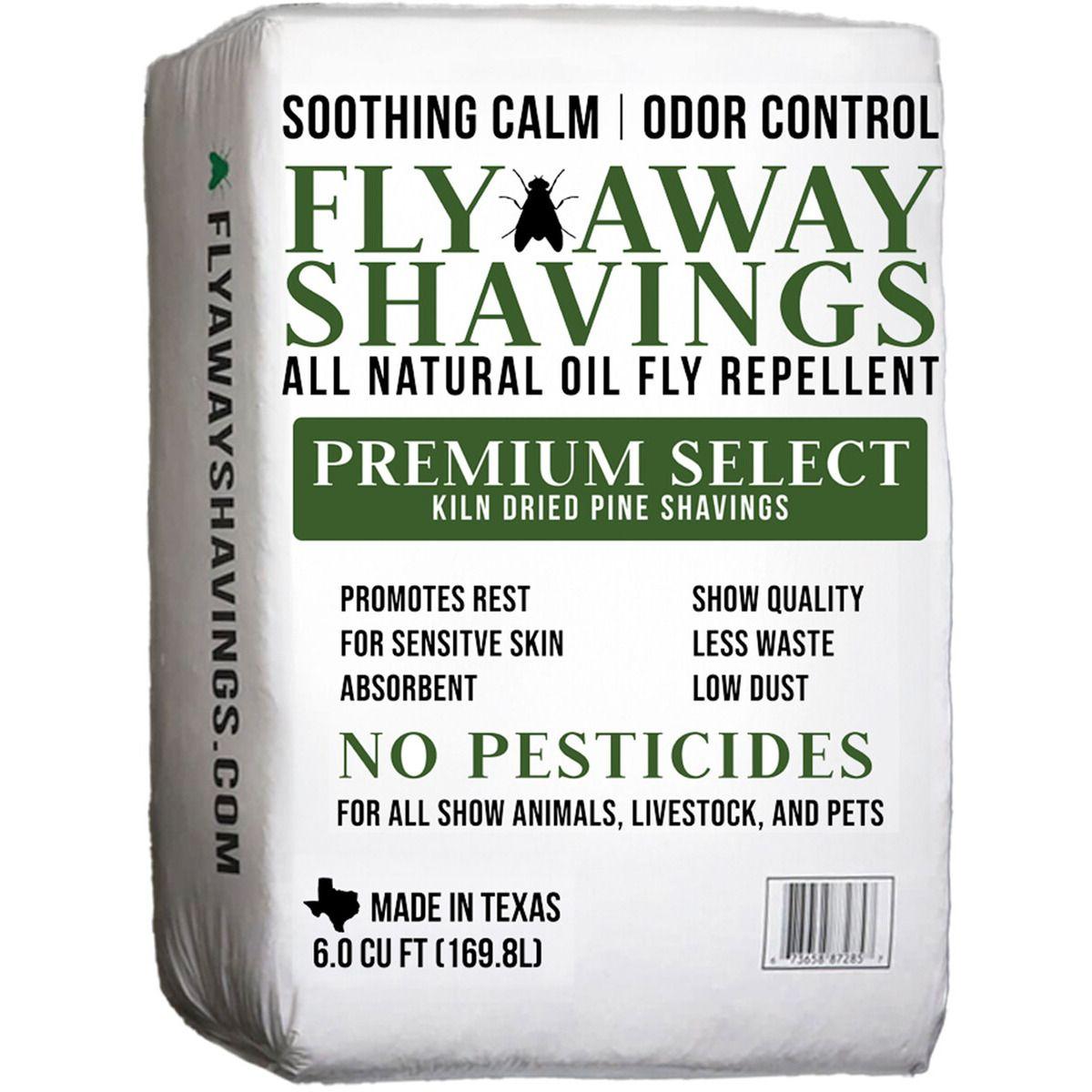 Fly Away Shavings All Natural Oil Fly Repellent for Pets, 6-cu ft