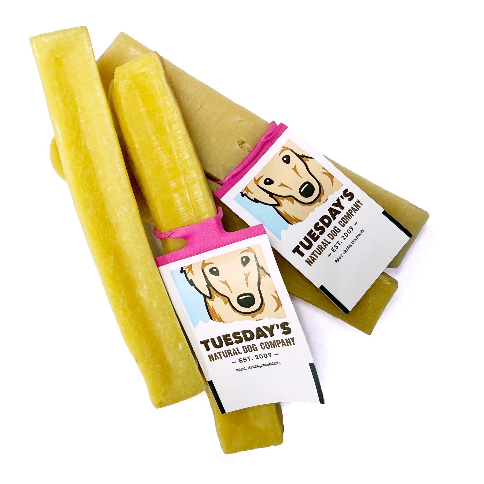 Tuesday's Natural Dog Company Nepalese Yak Cheese Chew Dog Treats, X-Small, 1-count