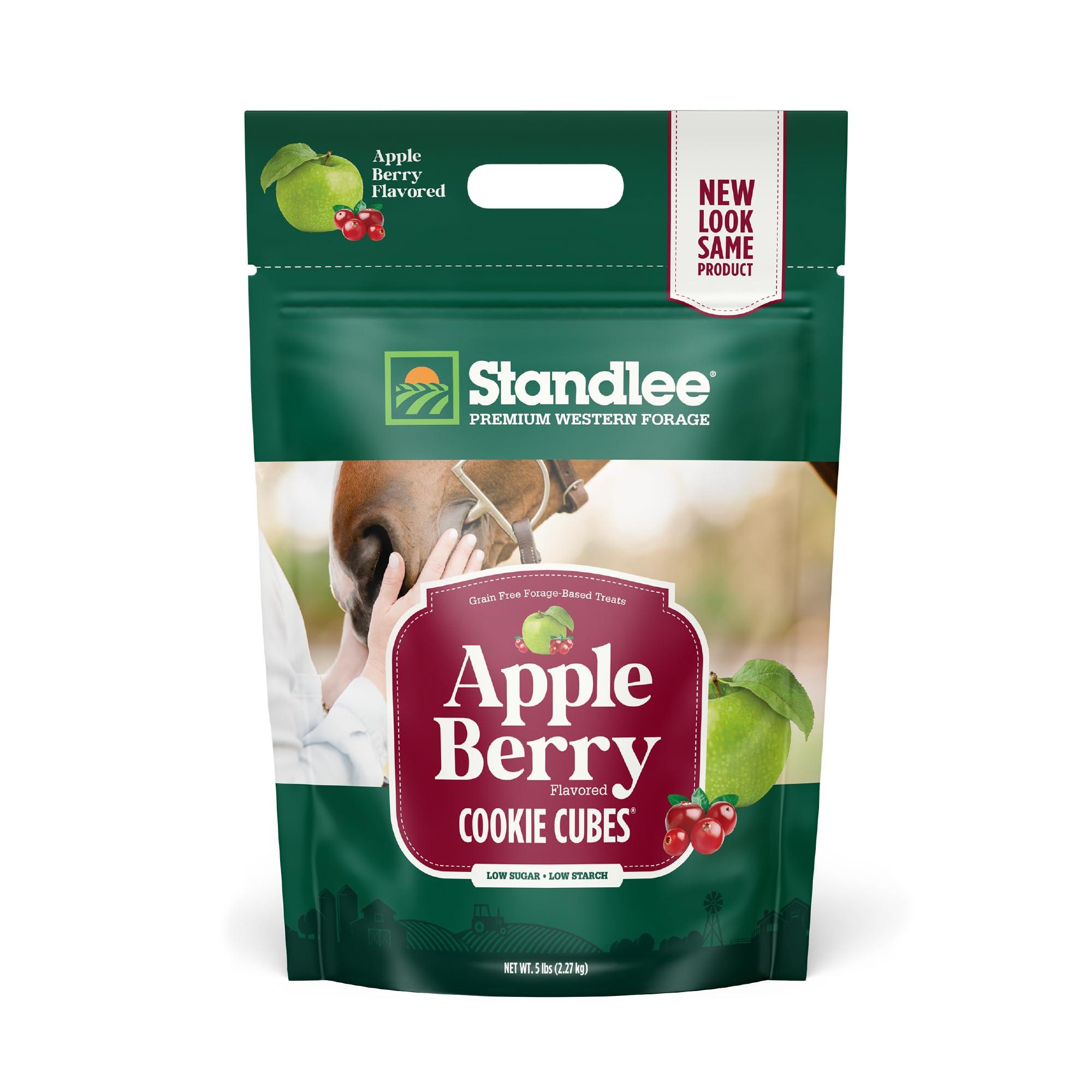Standlee Standlee Apple Berry Cookies Cubes Horse Treats, 5-lb