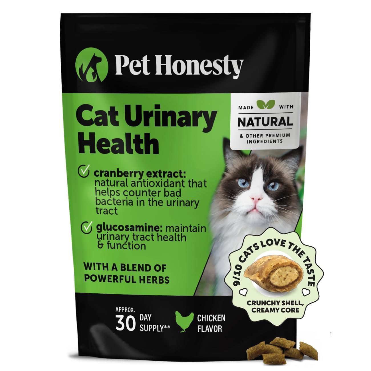 Pet Honesty Urinary Tract Health Chicken Dual Texture Cat Supplement, 3.7-oz