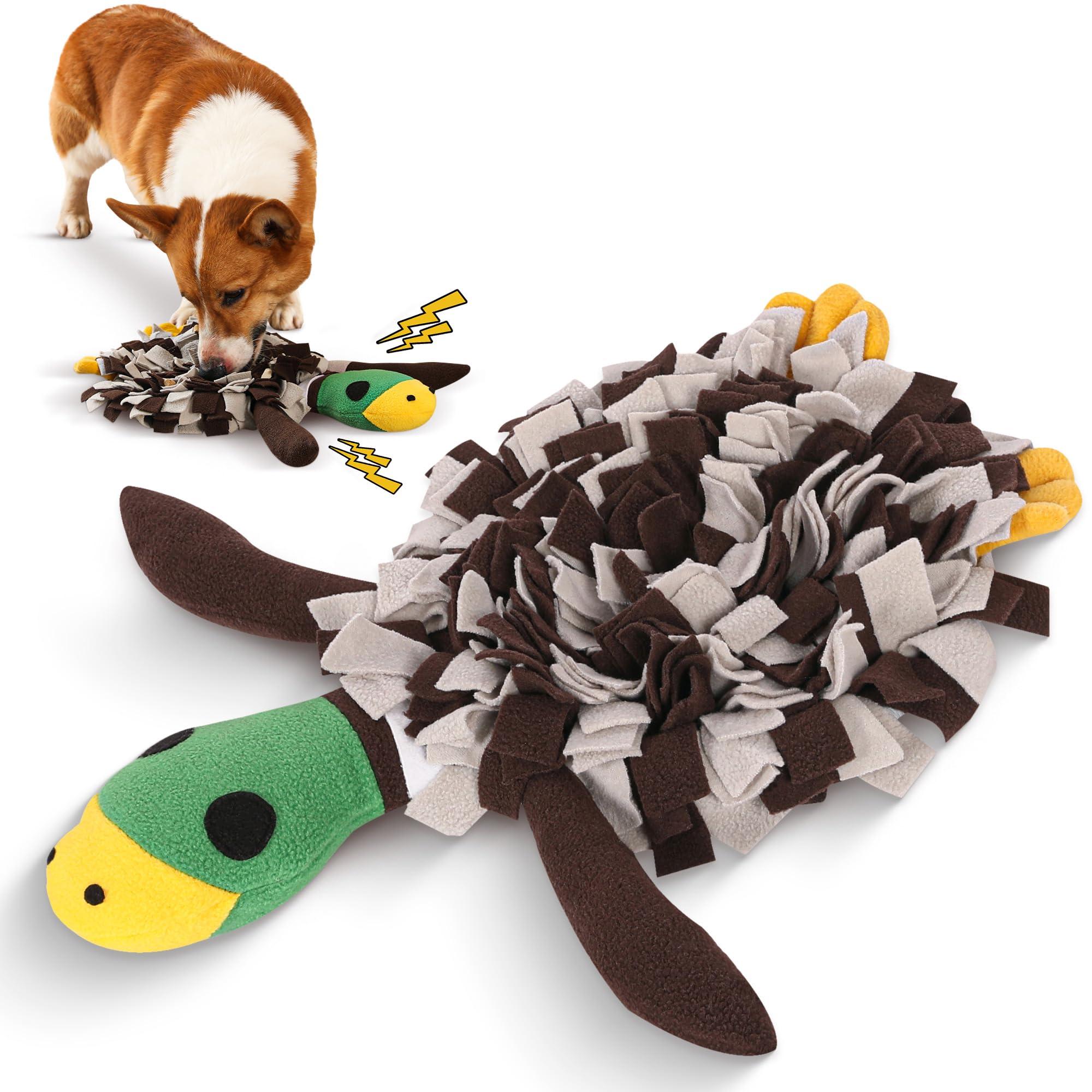 LuftPets Squeaky Duck Snuffle Mat 2-in-1 Pet Toy Image