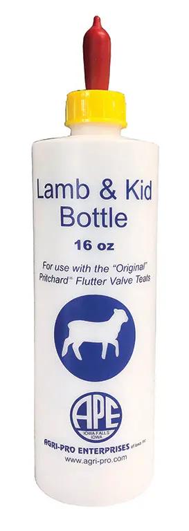 Agri-Pro Lamb & Kid Bottle with Pritchard Flutter Valve Teat