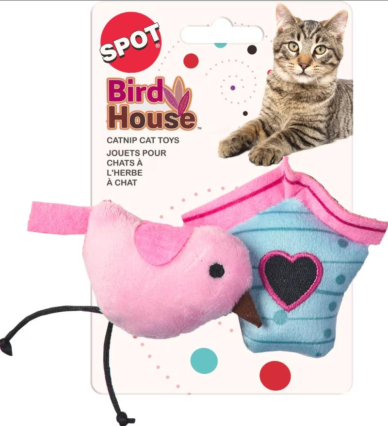 Ethical Spot Birds & Homes Cat Toy, Assorted