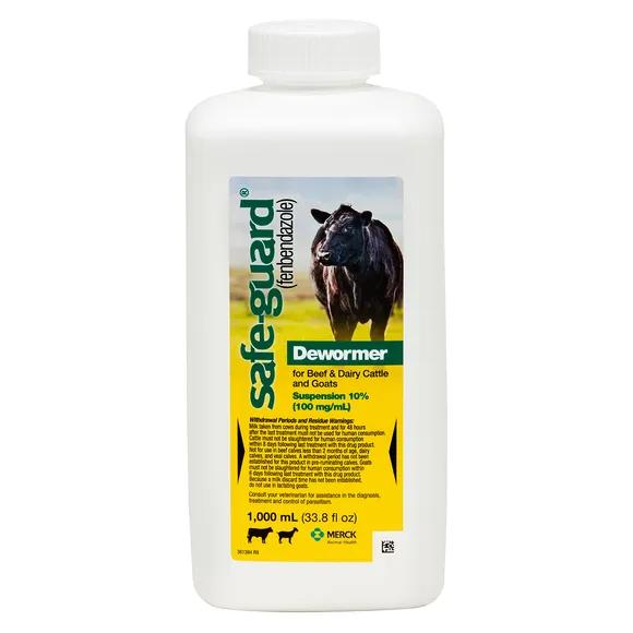 Safe-Guard Suspension 10% Drench Dewormer for Cattle & Goat