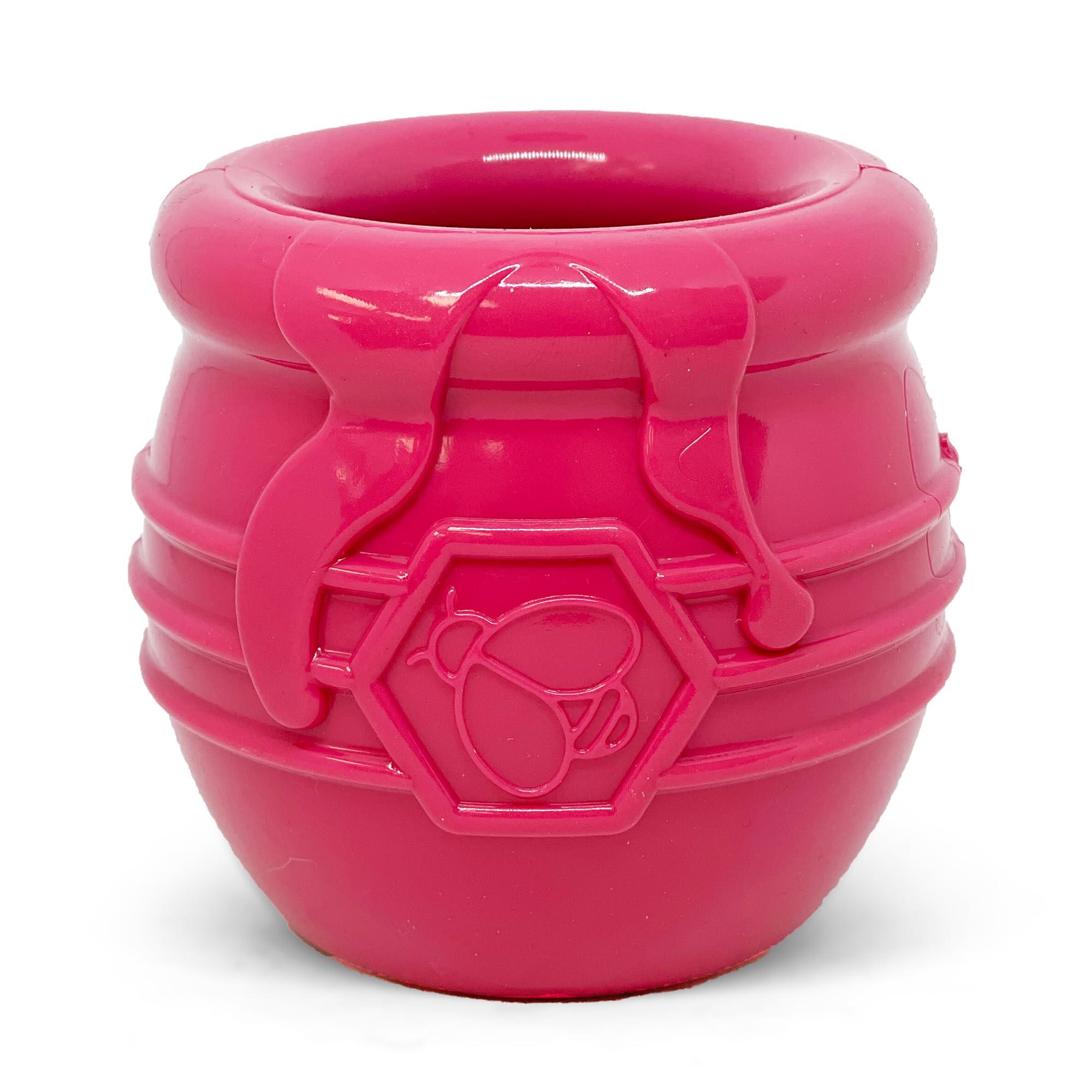 Sodapup eCup Honey Pot Pup-X Treat Dispenser & Enrichment Dog Toy, Pink
