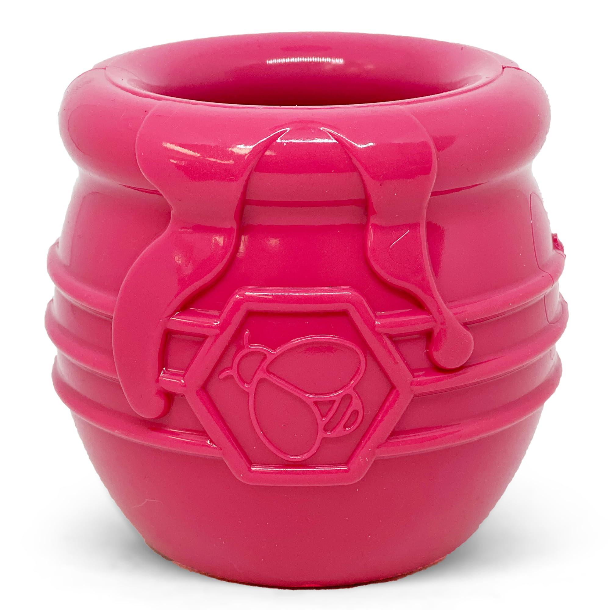 Sodapup eCup Honey Pot Pup-X Treat Dispenser & Enrichment Dog Toy, Pink, X-Large