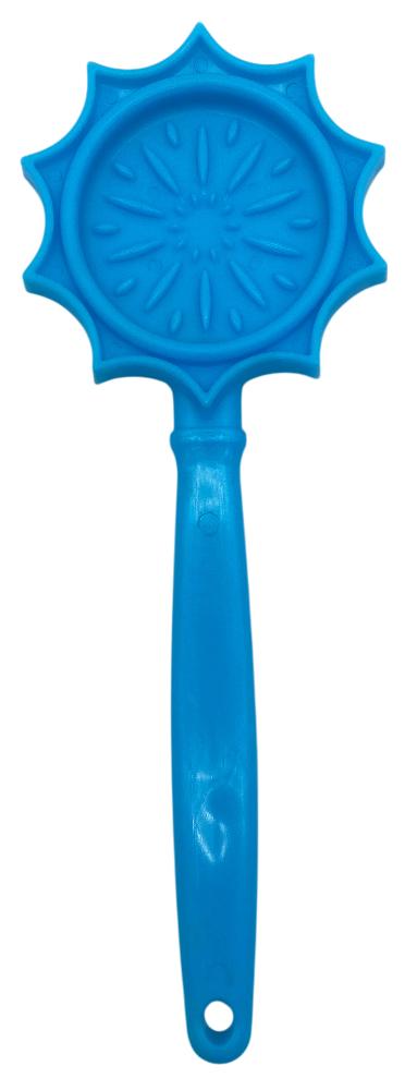 Sodapup Lick Stick Flower Hand-Held Interactive Enrichment Dog Toy, Light Blue, Large