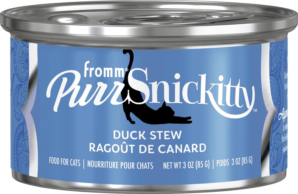 Fromm PurrSnickitty Duck Stew Wet Cat Food Can, 3-oz