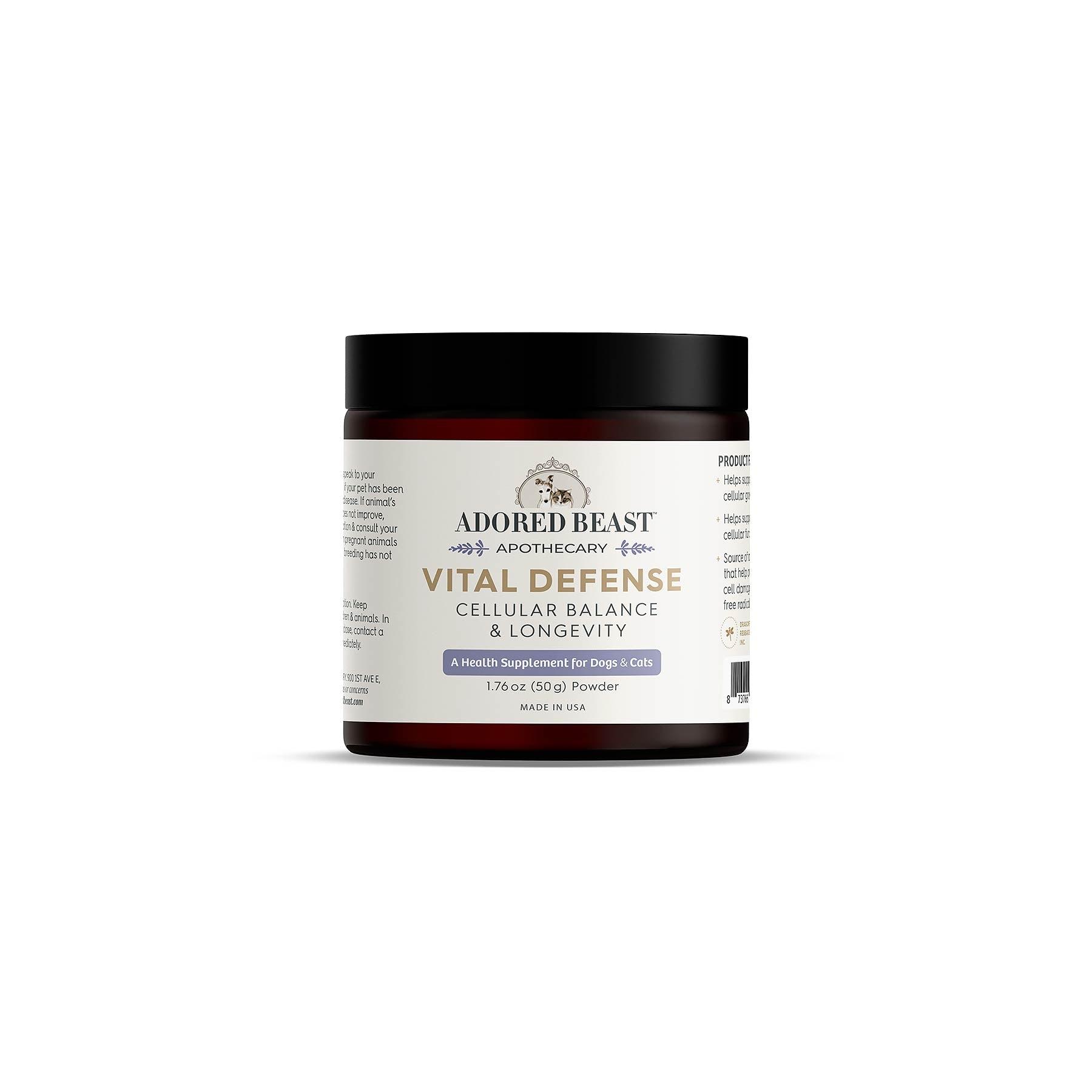 Adored Beast Apothecary Vital Defense Cellular Support Dog & Cat Supplement