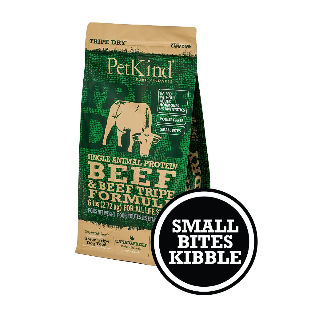 PetKind Tripe Dry Single Animal Protein Beef & Beef Tripe Dry Dog Food