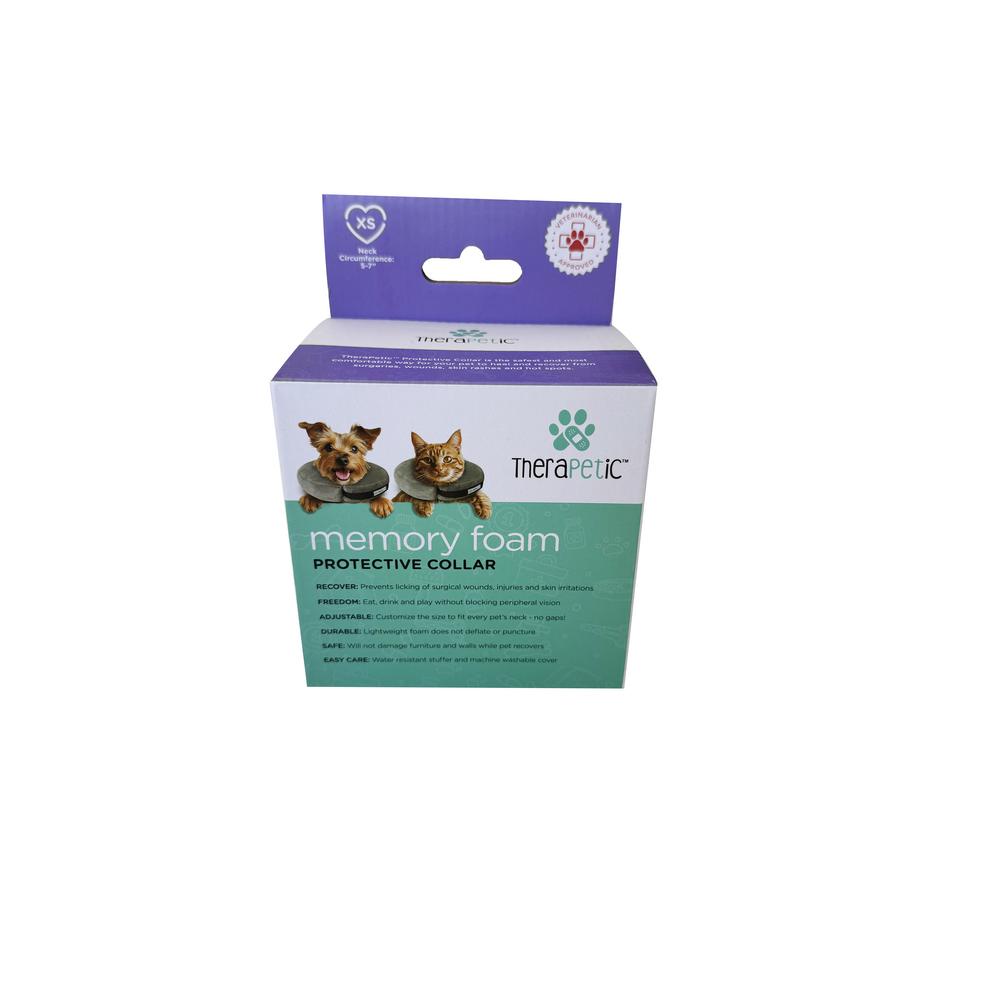 Arlee Therapetic Memory Foam Protective Collar for Pets, X-Small