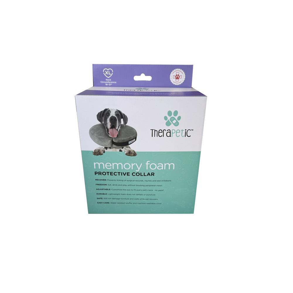 Arlee Therapetic Memory Foam Protective Collar for Pets, X-Large