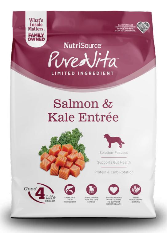 PureVita Limited Ingredient Salmon & Kale Entree Dry Dog Food