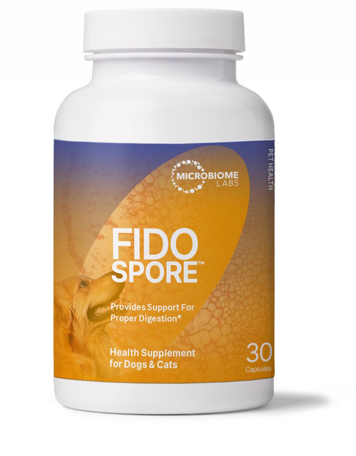 Microbiome Labs Fido Spore Dog & Cat Supplement