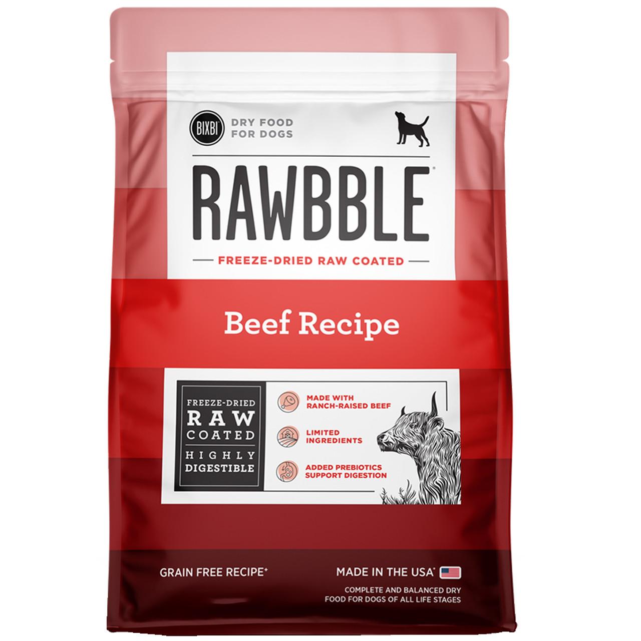 BIXBI Rawbble Beef Grain-Free Dry Dog Food