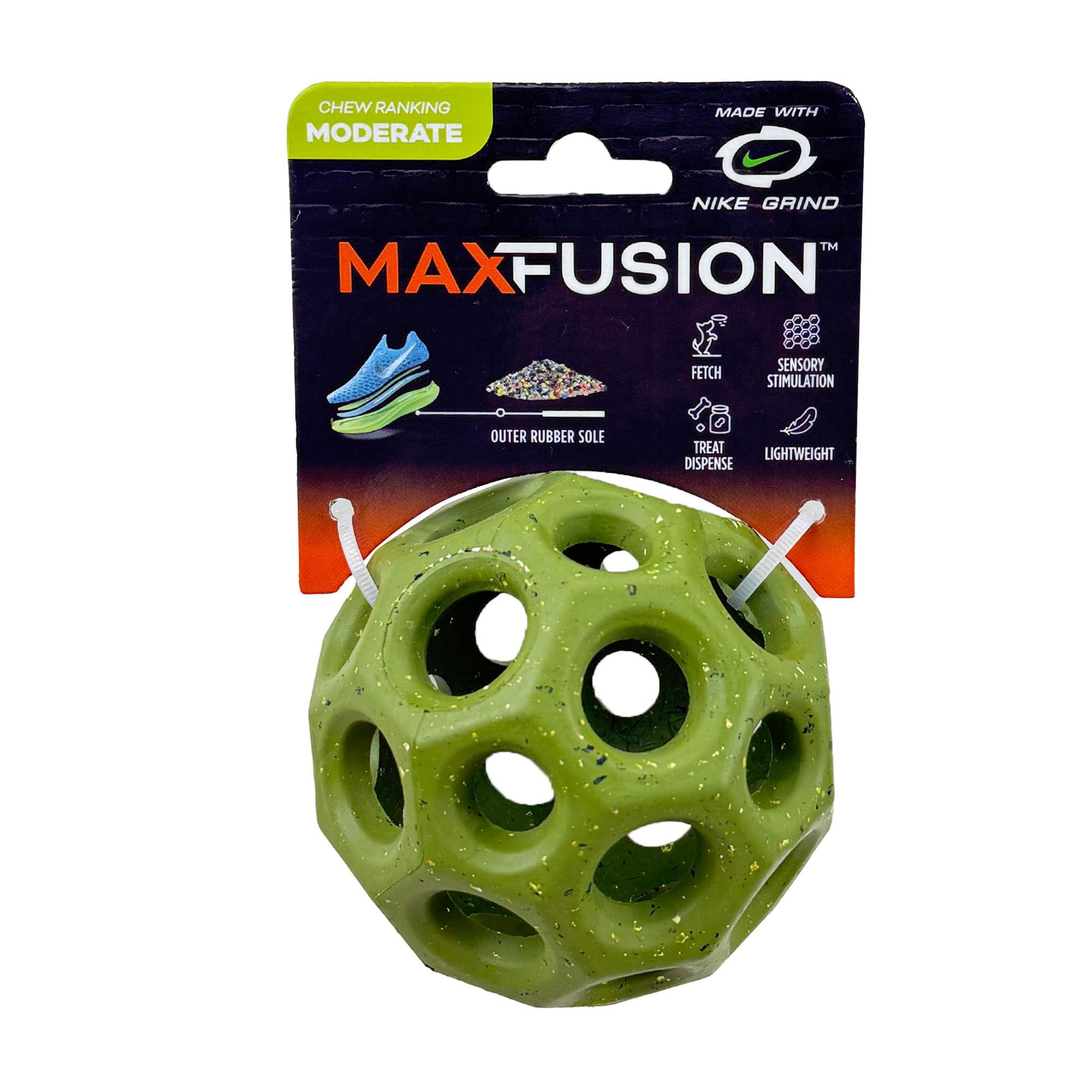 Arlee Max Fusion Helix with Nike Grind Dog Toy, Green