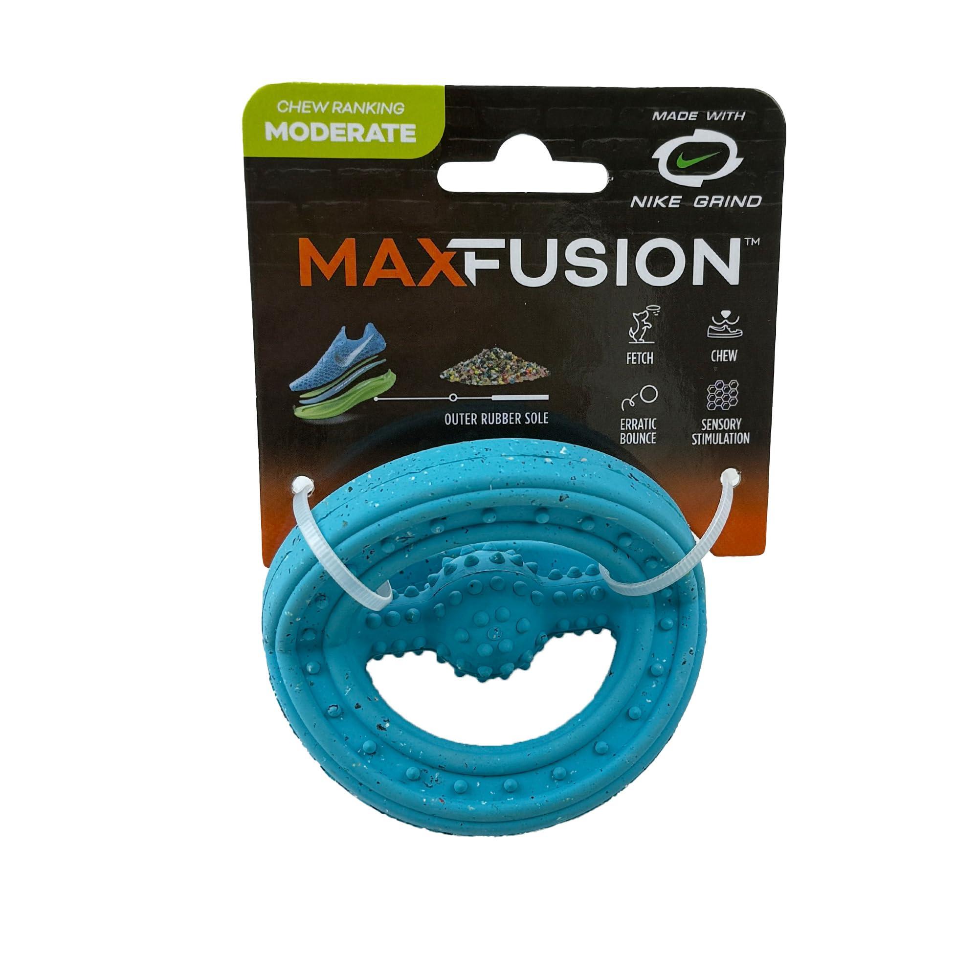 Arlee Max Fusion with Nike Grind Phoenix Dog Toy, Blue, Medium