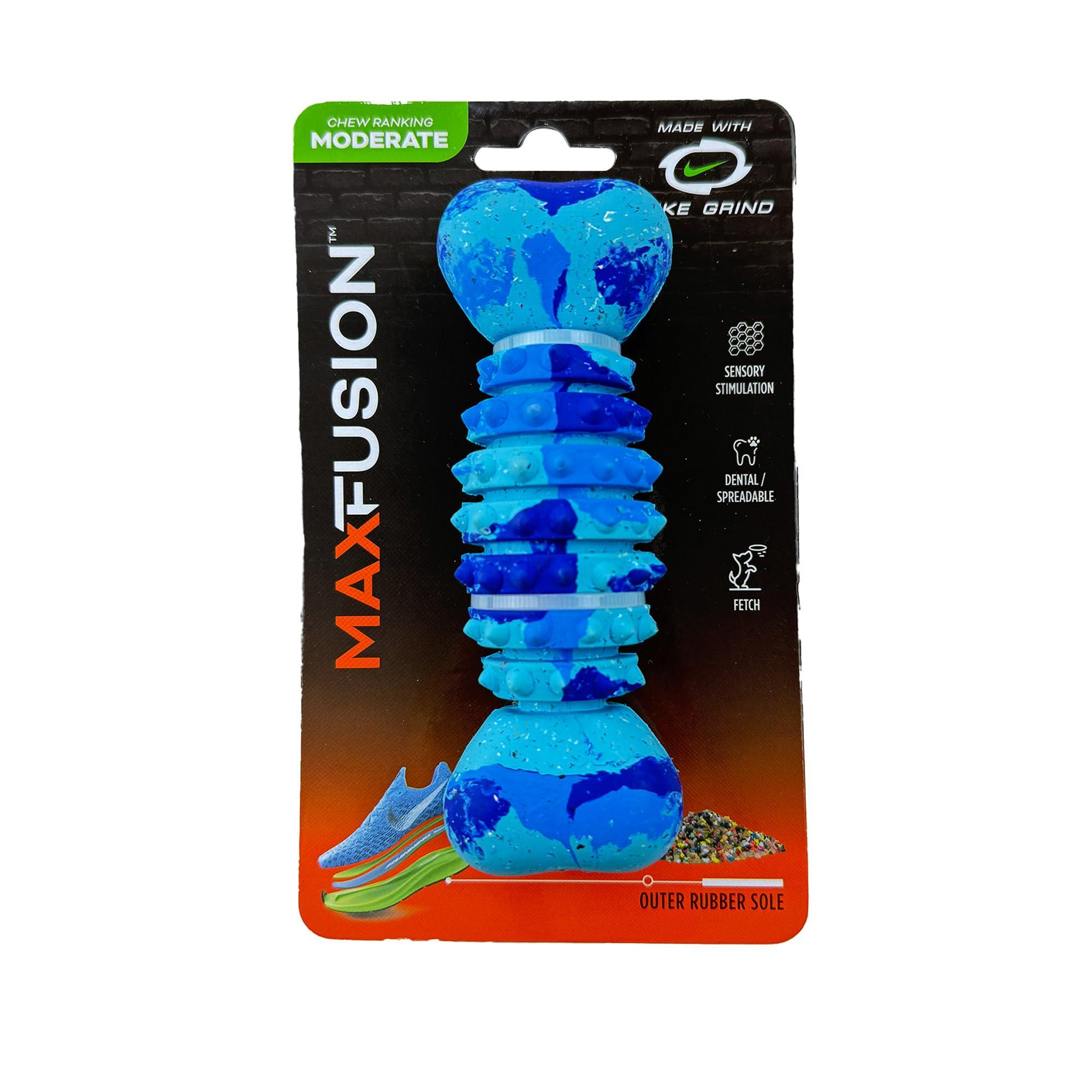Arlee Max Fusion with Nike Grind Spike Bone Dog Toy, Tie Dye Purple/Blue, X-Large