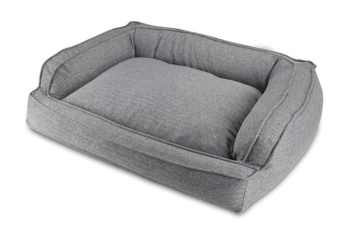 Arlee Charlie Sofa Pet Bed, Drizzle Gray, 50-in