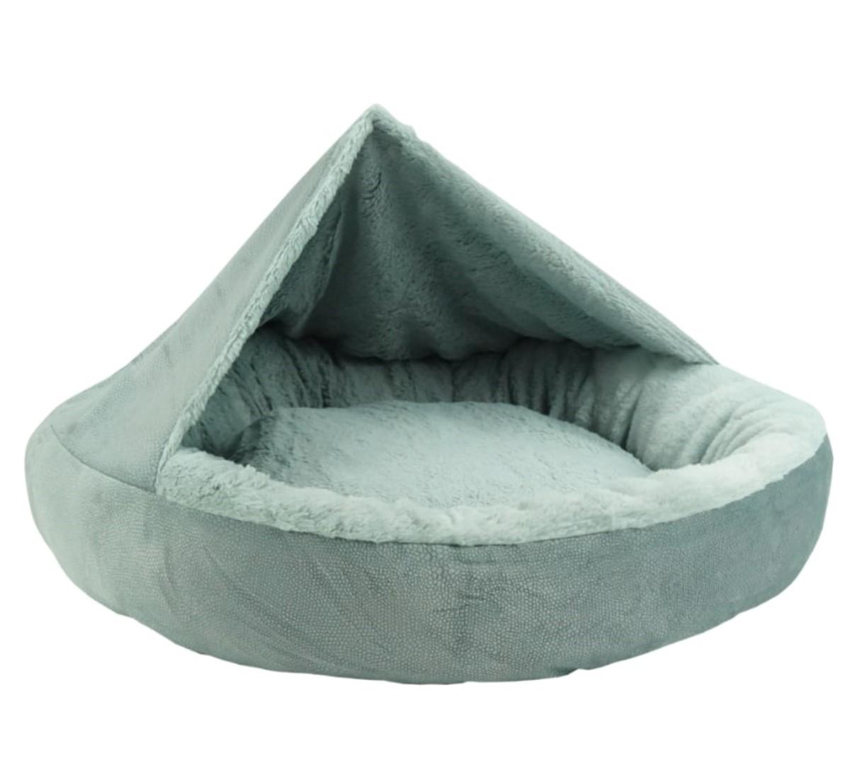Arlee Shala Blanket Donut Pet Bed, Grey