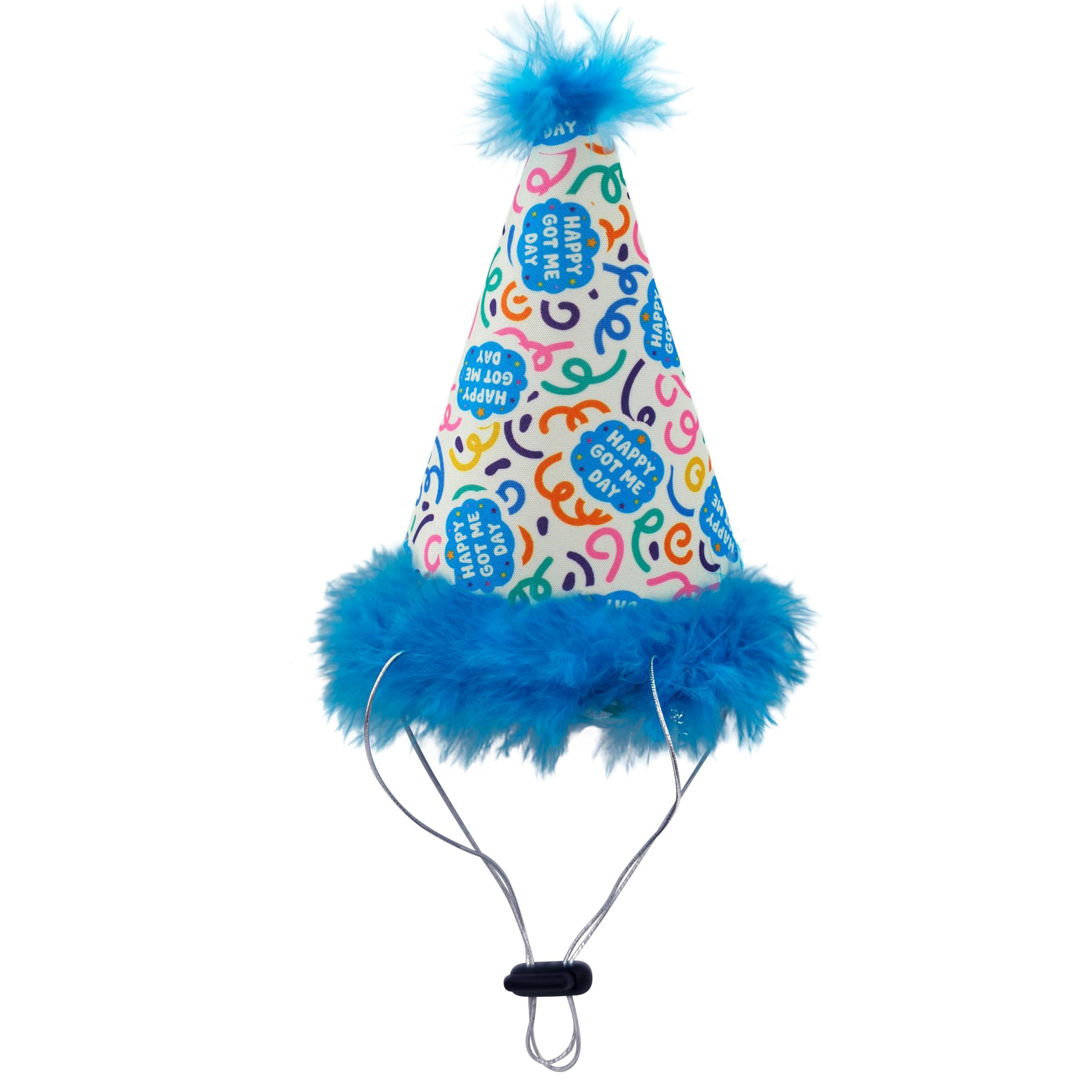 Huxley & Kent Pet Party Hat, Happy Got Me Day