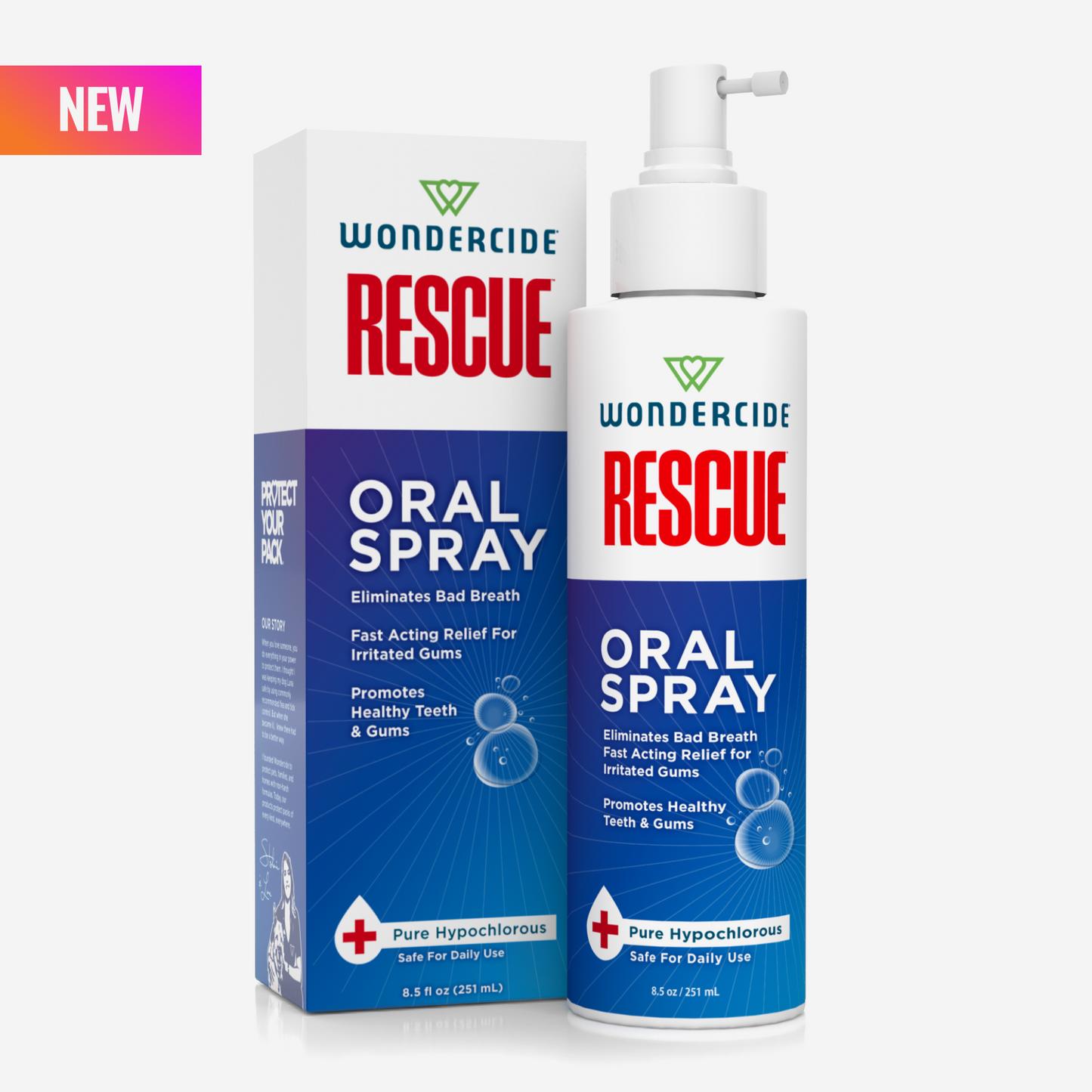 Wondercide RESCUE Oral Spray for Dogs & Cats, 8.5-oz