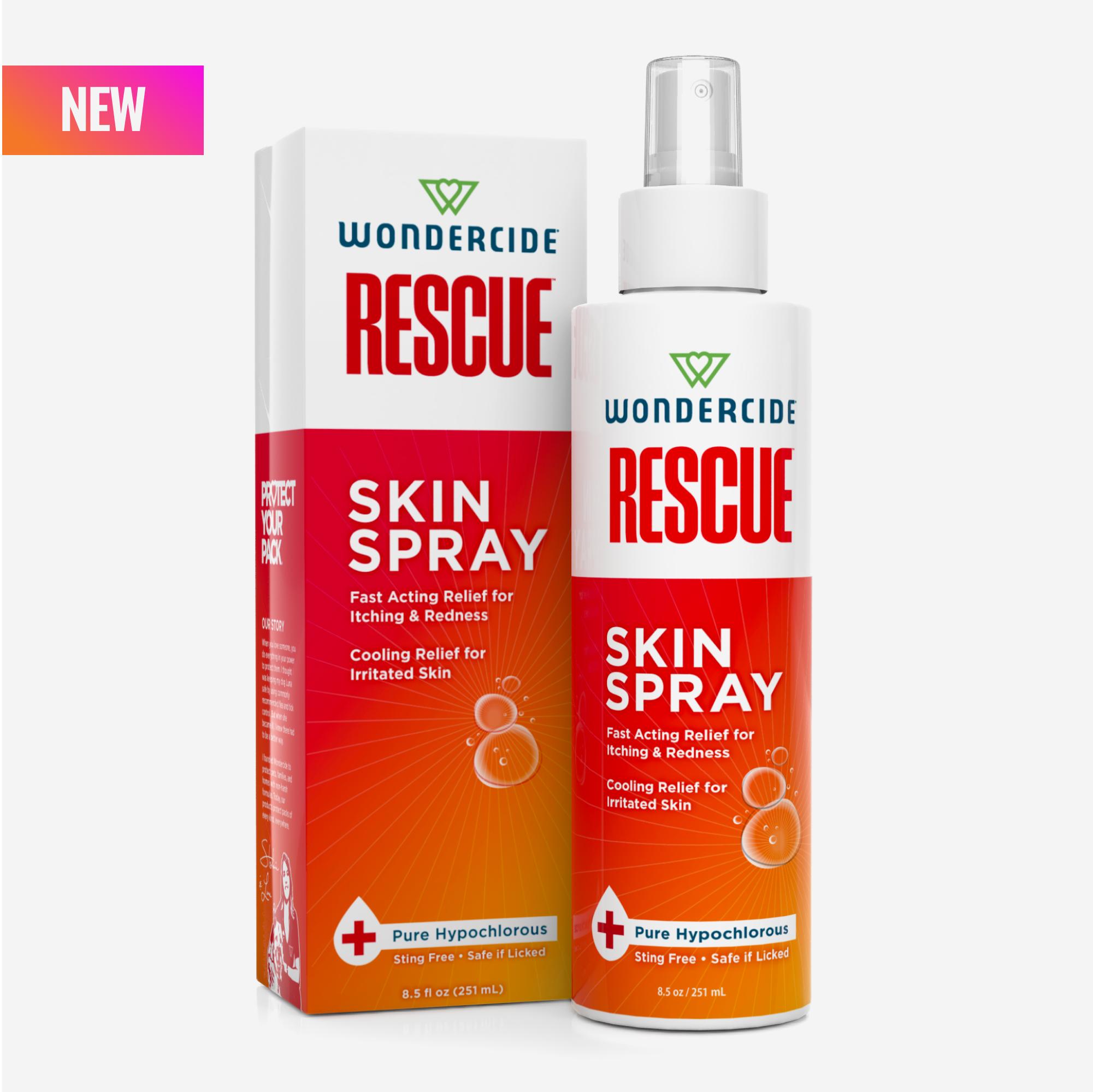 Wondercide RESCUE Skin Spray for Dogs & Cats, 8.5-oz