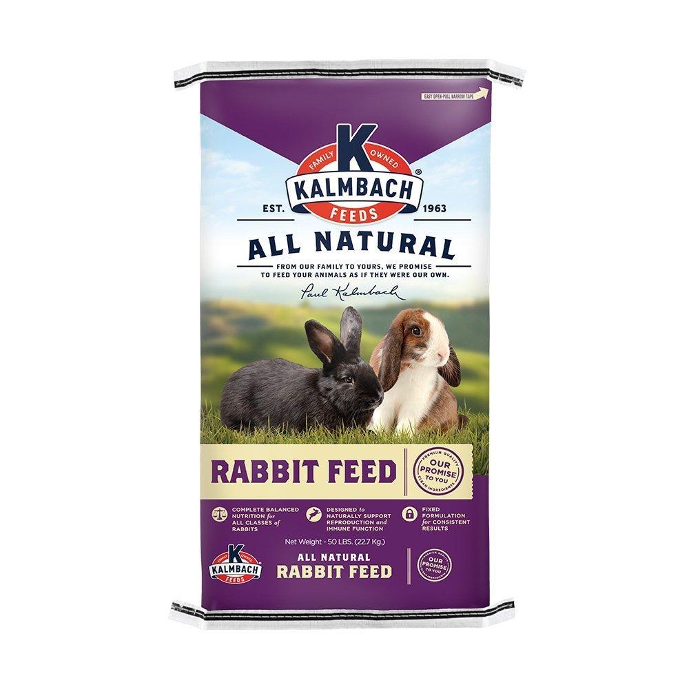 Kalmbach Feeds All Natural 16% Pellets Rabbit Feed, 50-lb