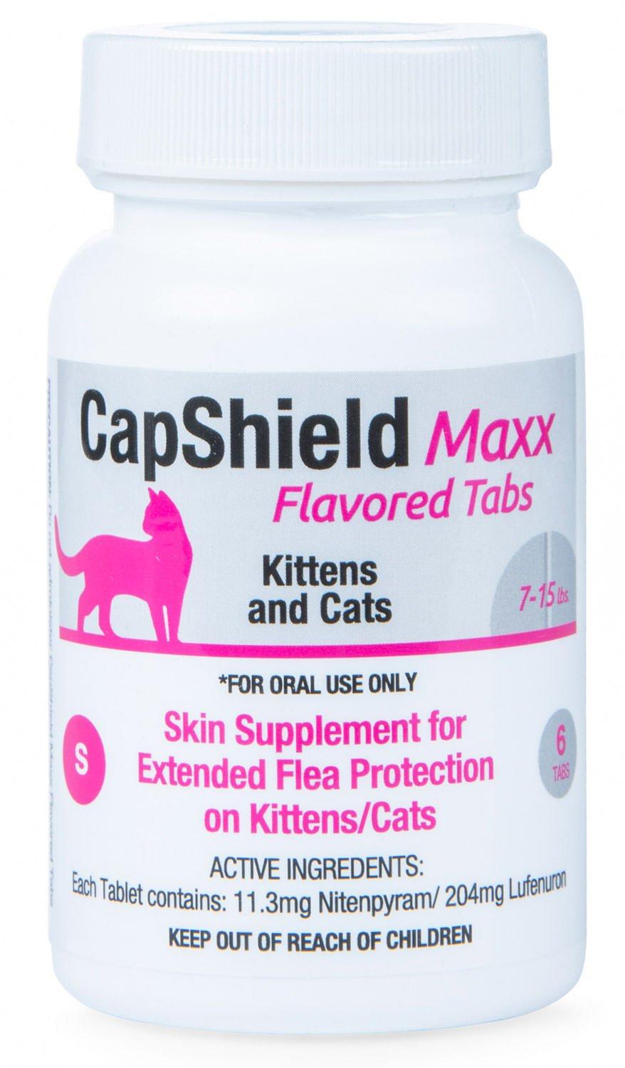 CapShield Maxx Flavored Tabs Supplement for Cats 7-15-lb