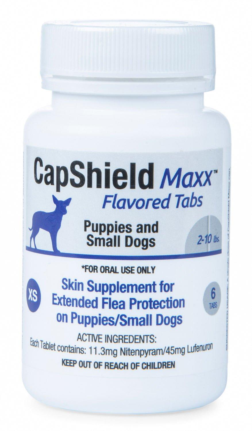 CapShield Maxx Flavored Tabs Supplement for Puppies & Small Dogs 2-10-lb