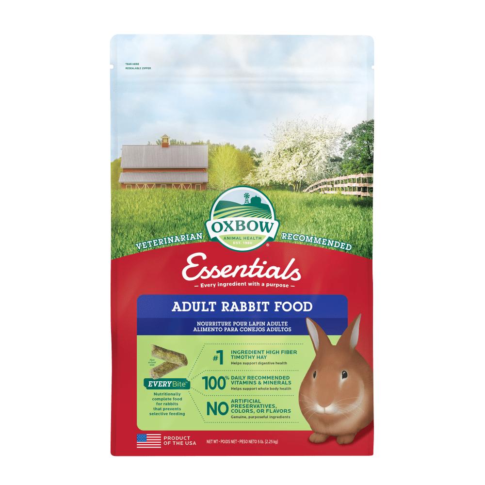 Oxbow Essentials Adult Rabbit Food, 5-lb